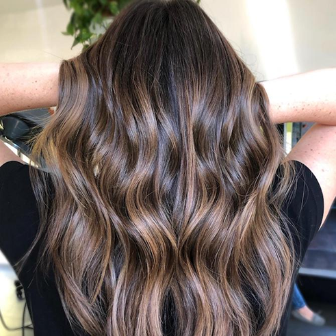 Half Head Highlights with Blow Dry