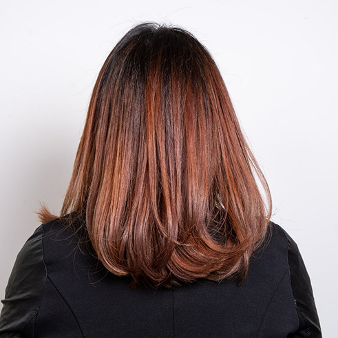 Root Colour with Blow Dry